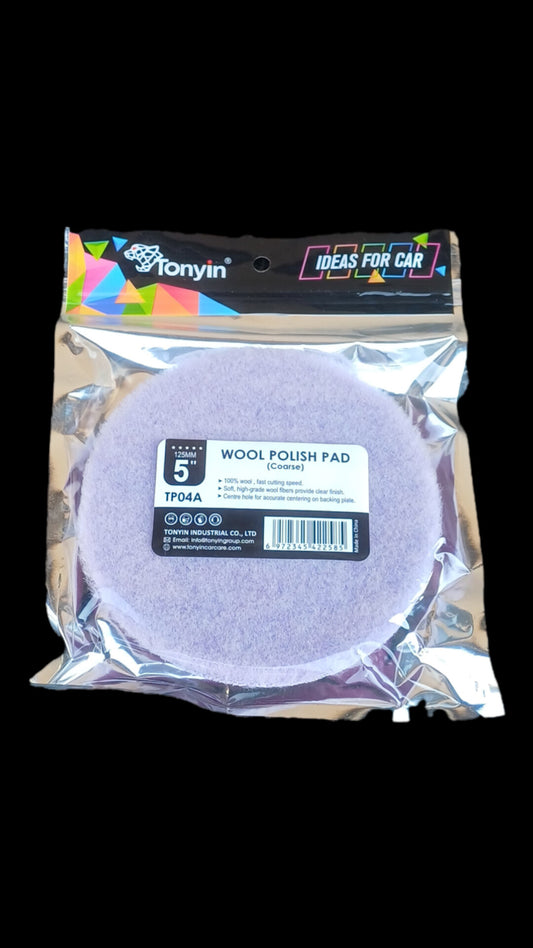 Wool Polish Pad Coarse 5 inch