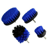 Drill Brush 4pc Set - Blue ( Medium )